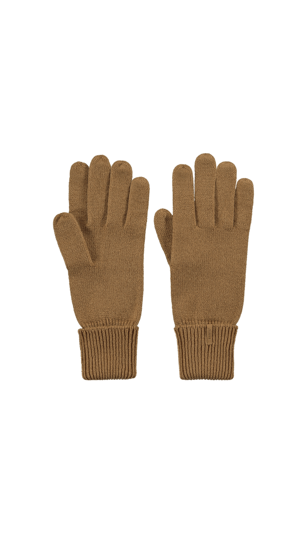 Fine Knitted Gloves- Walnut