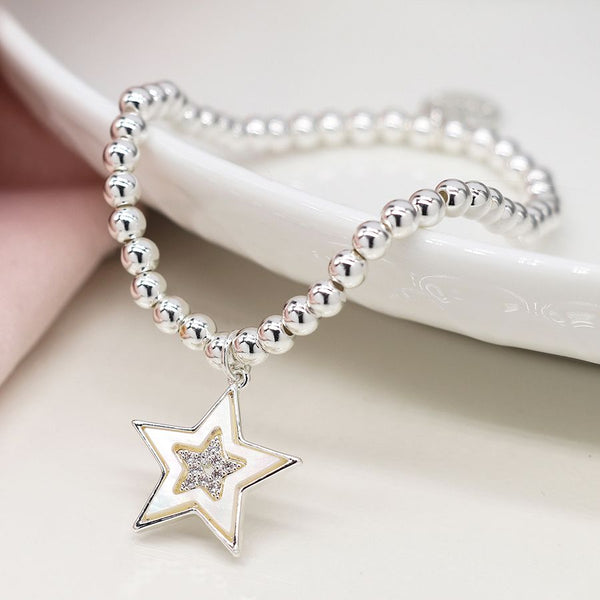 Beaded Star Bracelet