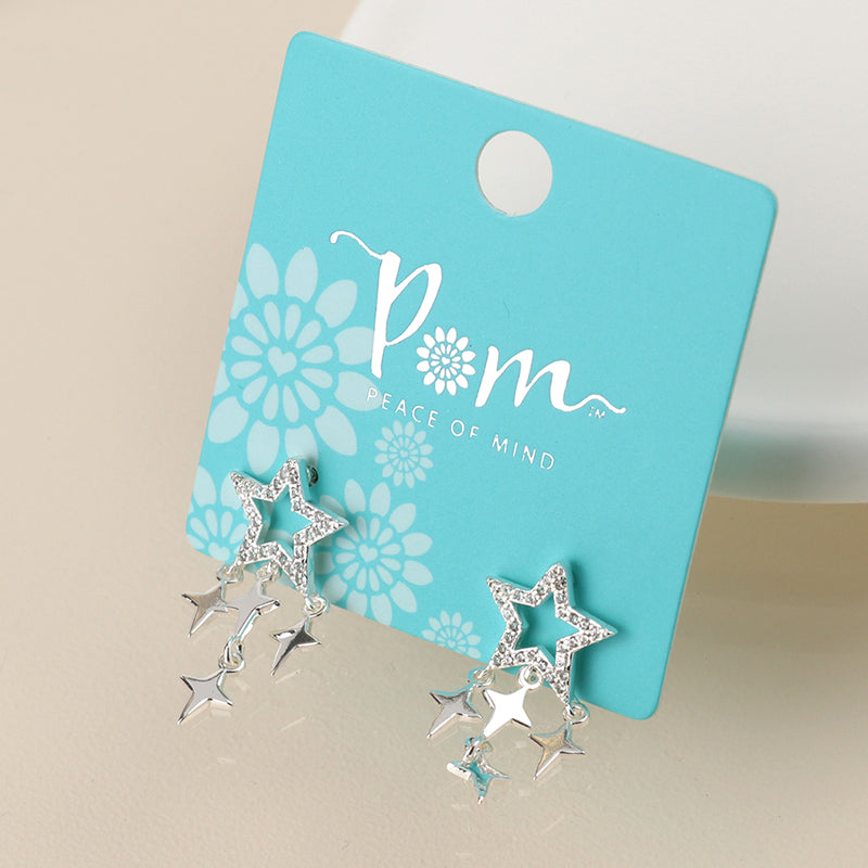 Shooting Star Drop Earrings