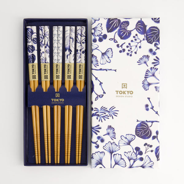 Flora Japonica Chopsticks - Set Of 5