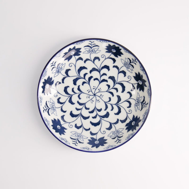 Tokyo Blue Botan Round Plate
