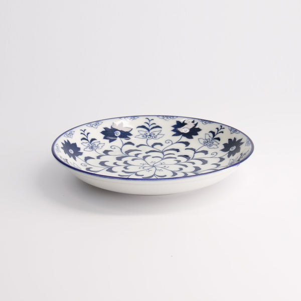 Tokyo Blue Botan Round Plate