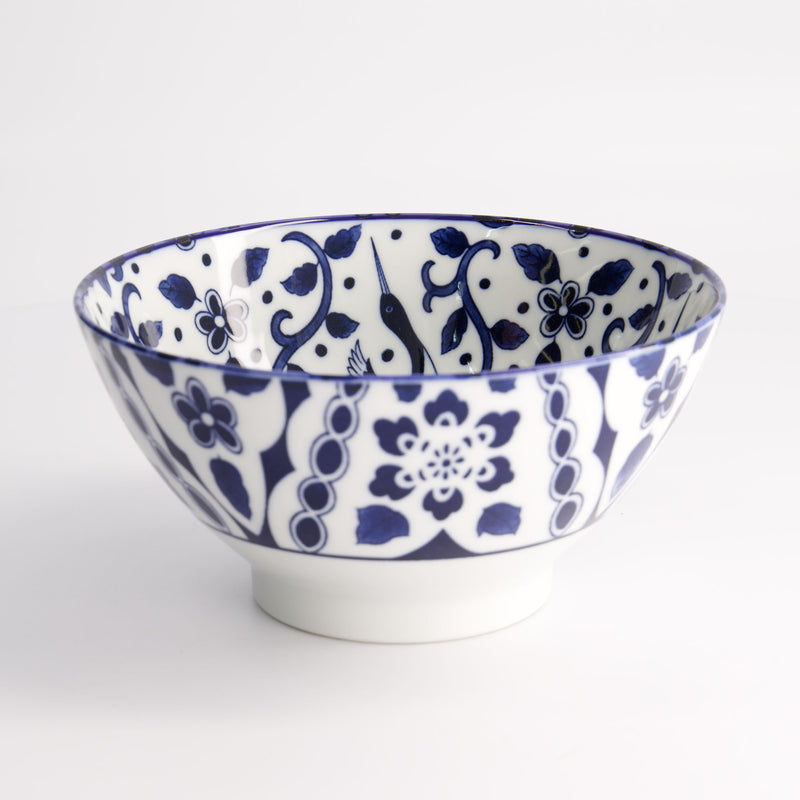 Tokyo Blue Mixed Ramen Bowl - 21cm