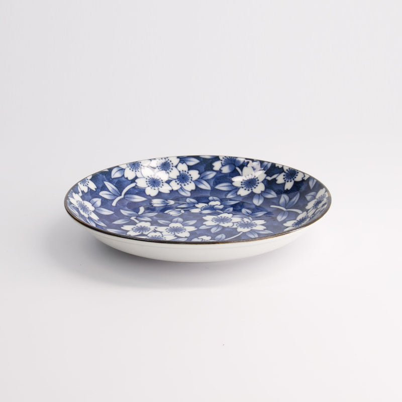Tokyo Blue Sakura Round Plate