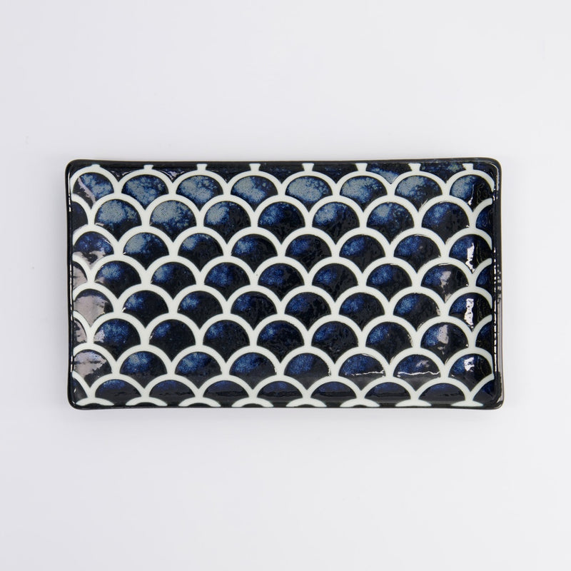 Cobalt Blue Mermaid Design Plate