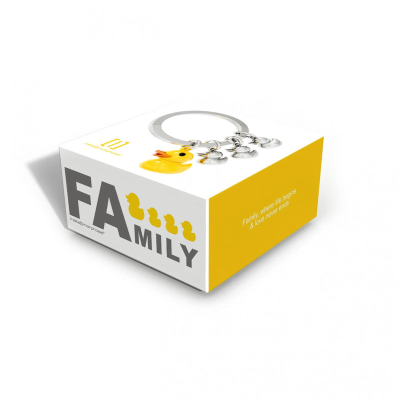 Yellow Duck Family Keyring