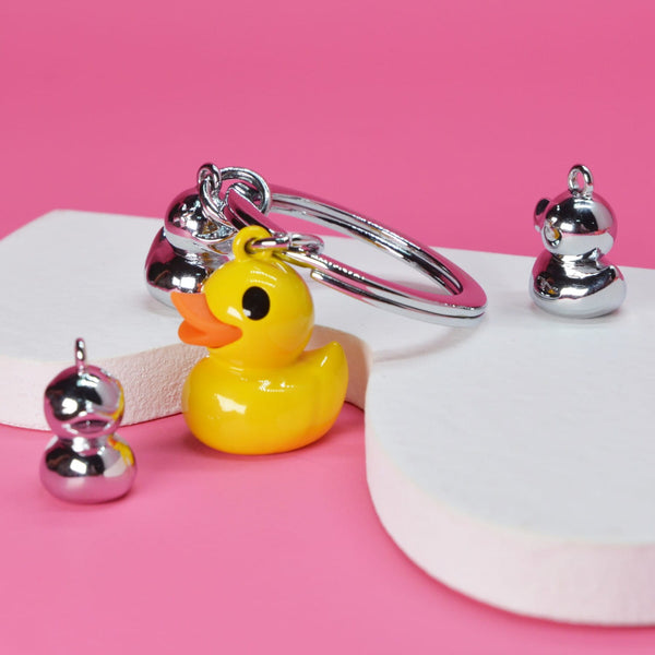 Yellow Duck Family Keyring