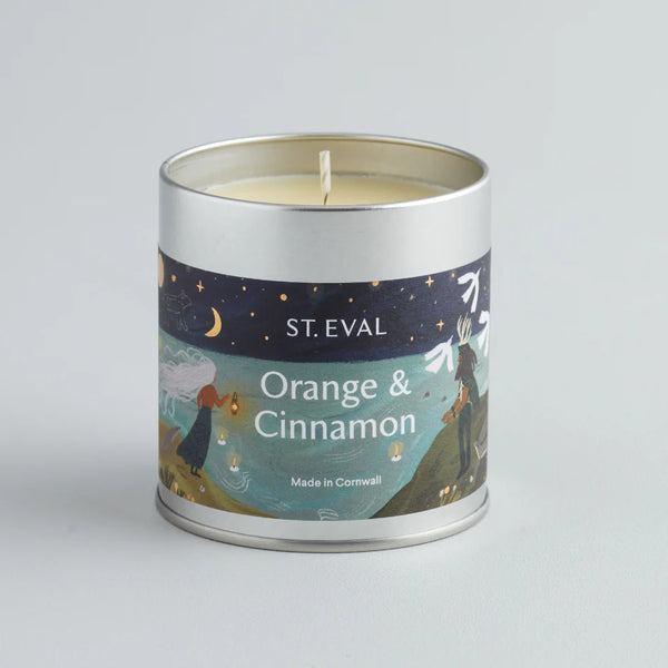 Orange & Cinnamon Tin Candle