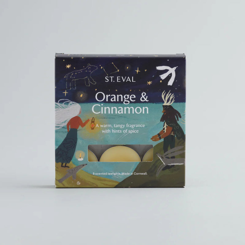 Orange & Cinnamon Scented Christmas Tealights