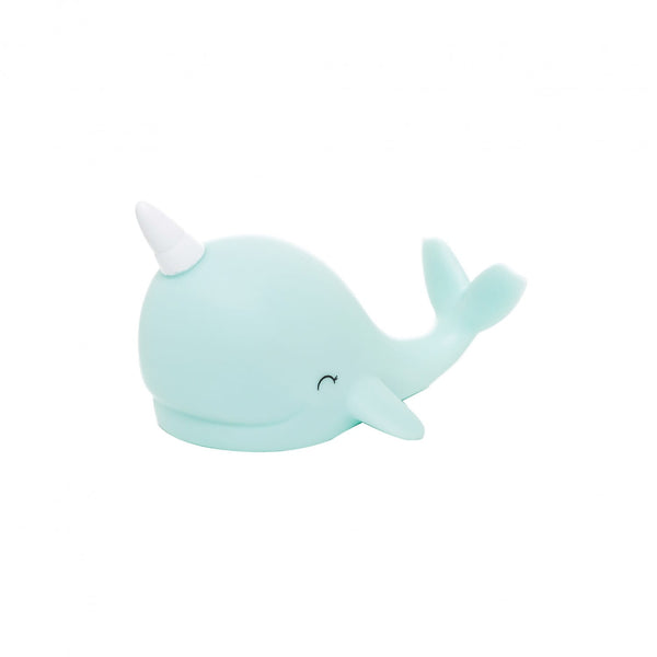 Blue Narwhal Mini Night Light