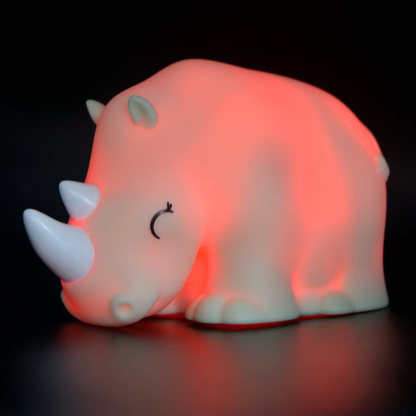 Soft Green Rhino Mini Night Light