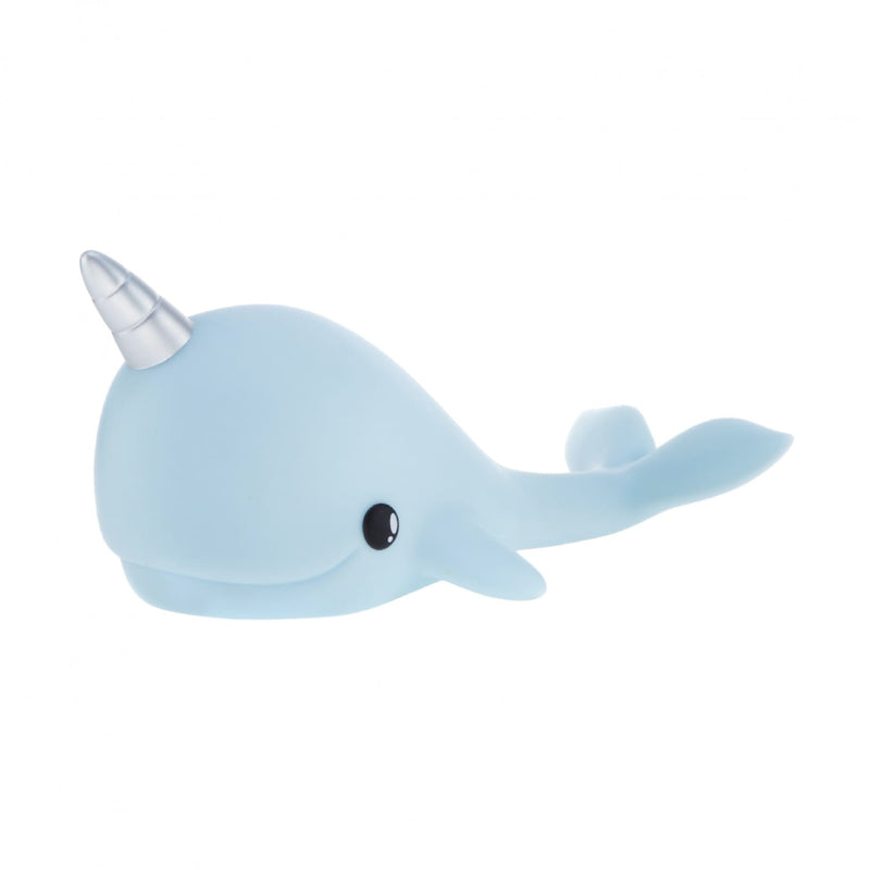 Blue Narwhal Medium LED Night Light