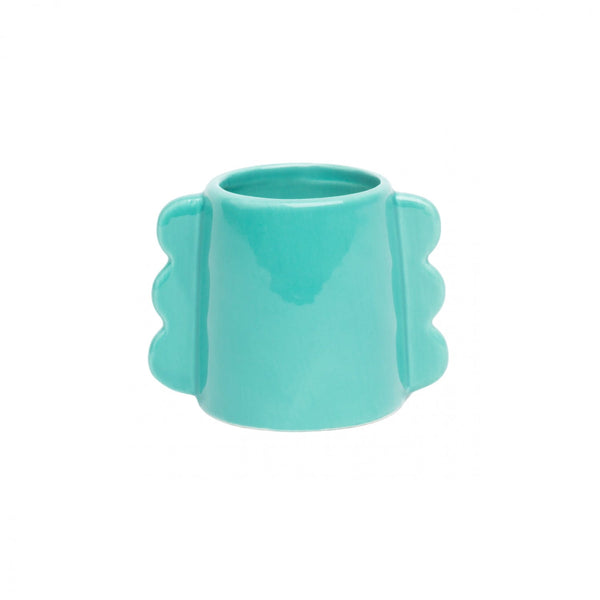 Waves Green Vase - Small