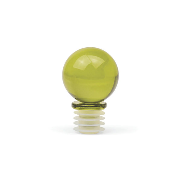 The Moony Glass Bottle Stopper - Olive