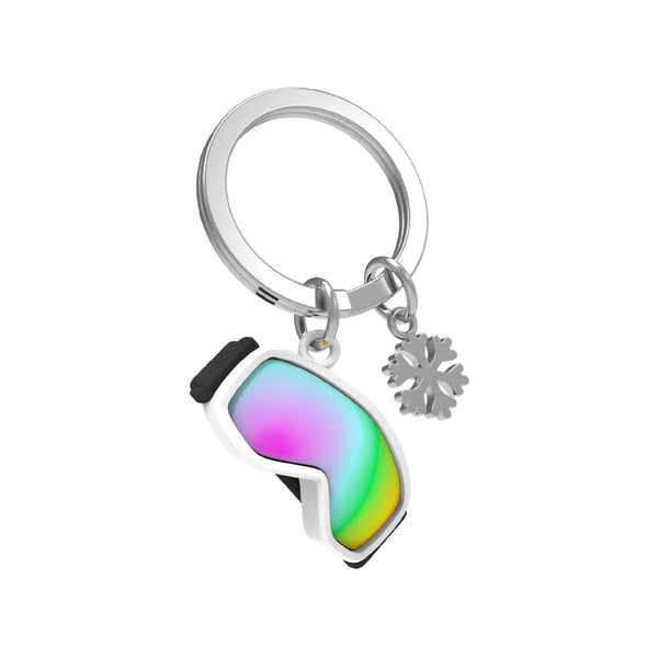 Winter Sports Goggles Keyring