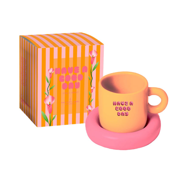 Have A Good Day Mug And Saucer Set