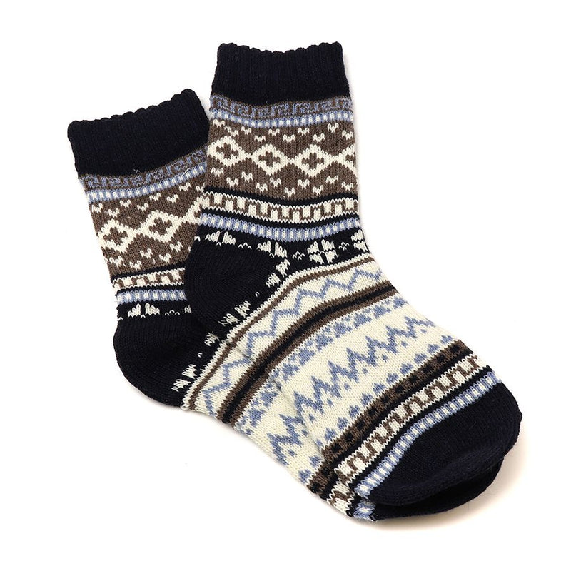 Blue Mix Nordic Wool socks