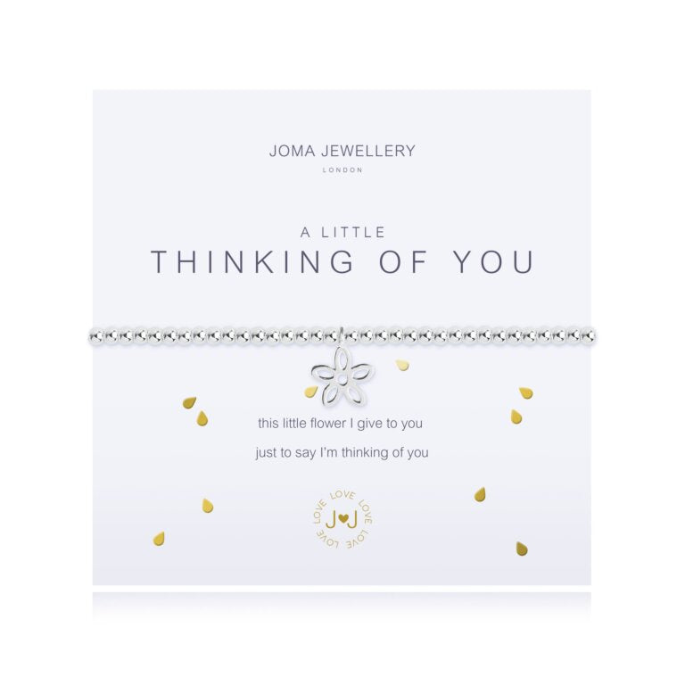 A Little 'Thinking Of You' Flower Bracelet