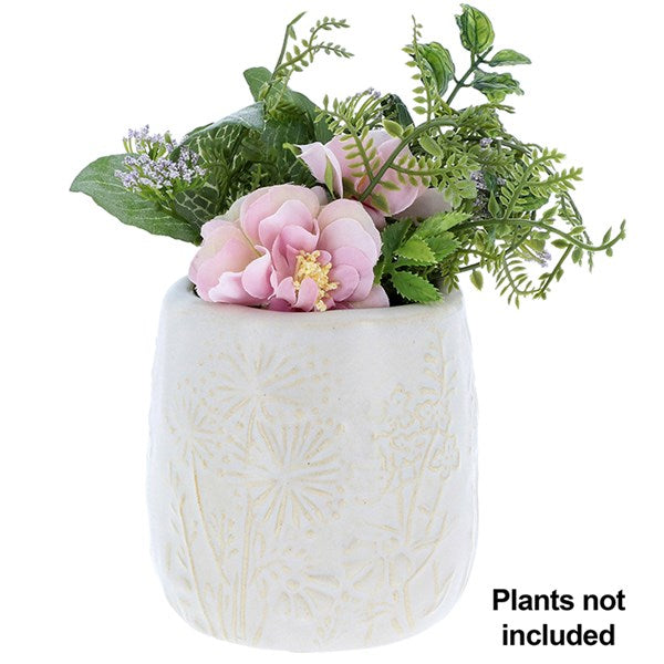 Meadow Sweet Cream Planter Small