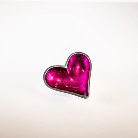 Brushed Pink X-Small Heart Dish
