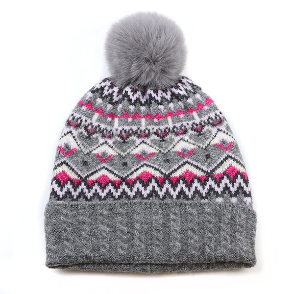 Grey Fairisle Hat