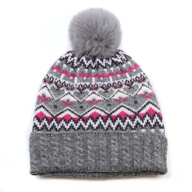 Grey Fairisle Hat