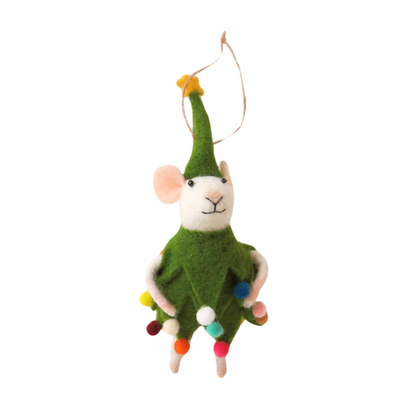 Felt Christmas Mouse