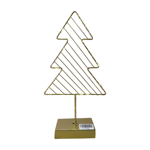 Gold Light Up Tree