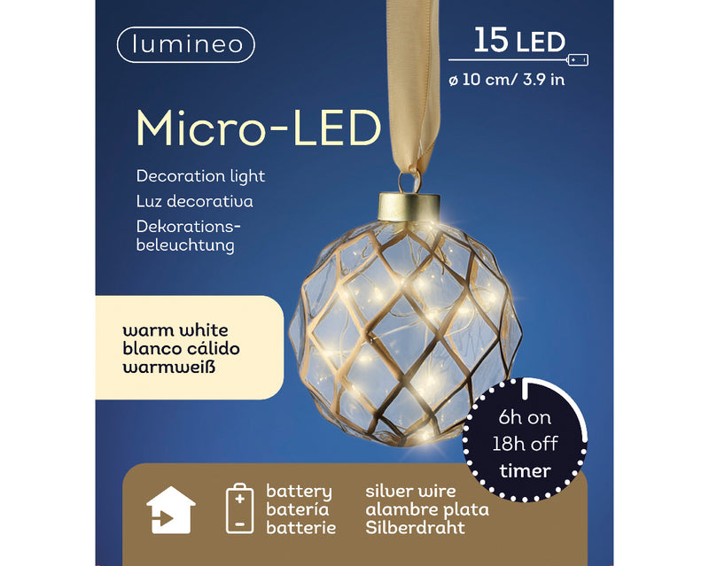Micro LED Ball Warm White - 10cm