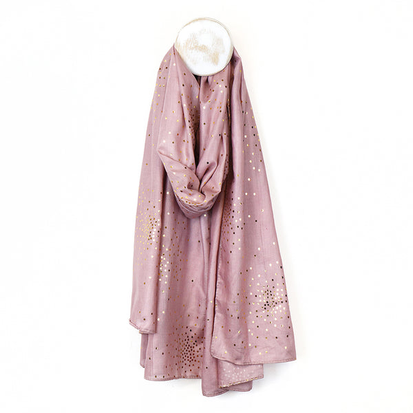 Blush Pink/Gold Speckle Scarf