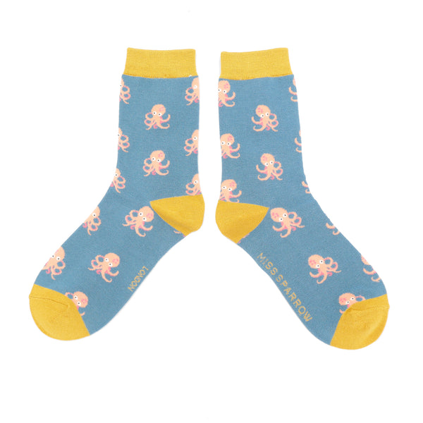 Little Octopus Socks - Denim