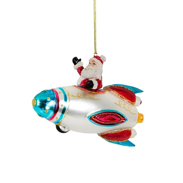 Sleigh No More Spaceship Hanging Decoration