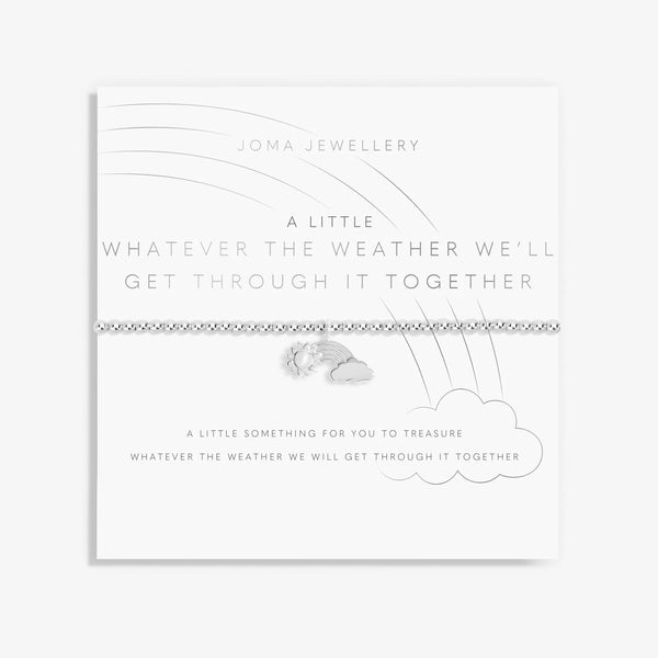Get Through Together Silver Bracelet