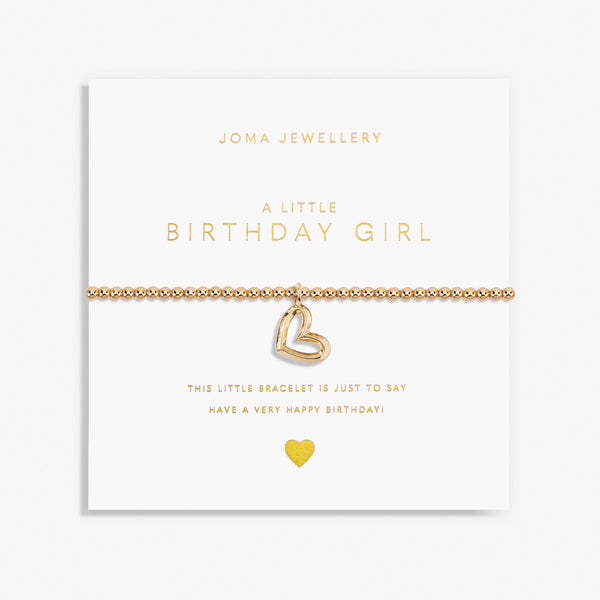 A Little 'Happy Birthday' Gold Plated Bracelet