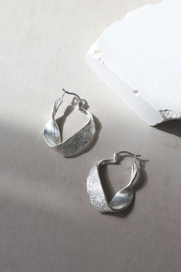 Praise Earrings -Silver
