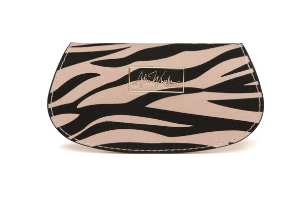 Glasses Case - Zebra Pink