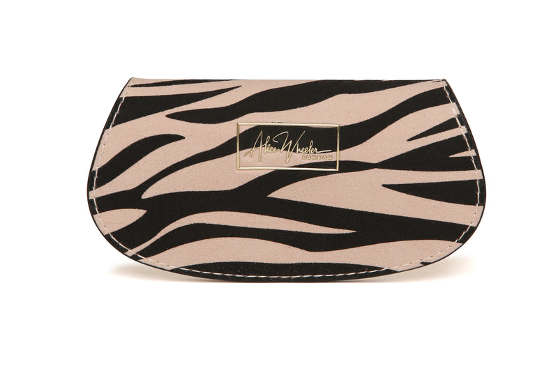 Glasses Case - Zebra Pink
