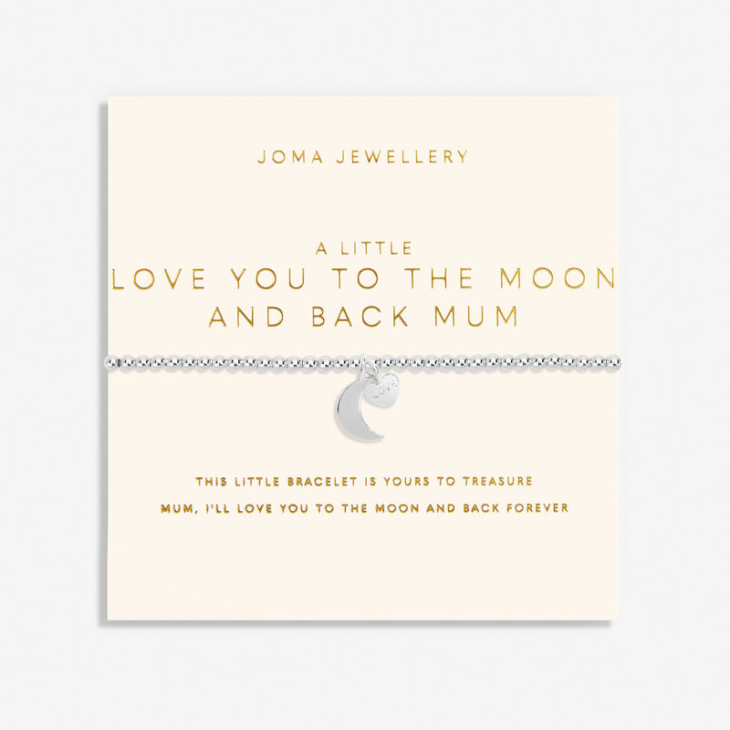 A Little 'I Love You To The Moon And Back Mum' Bracelet