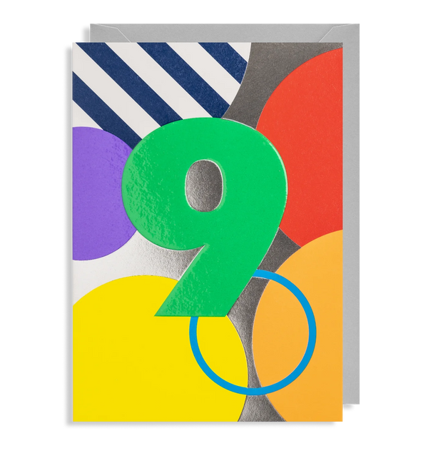 9th Birthday Card