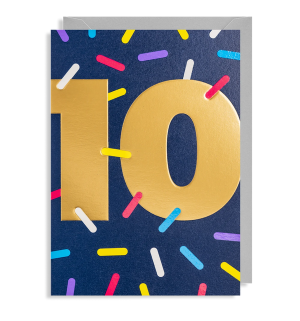 10th Birthday Card
