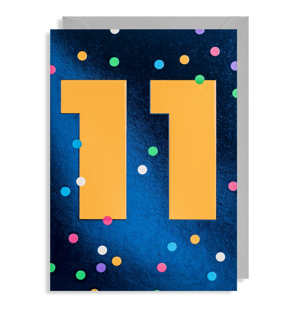 11th Birthday Card