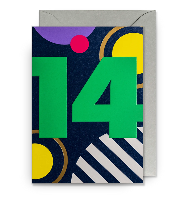14th Birthday Card