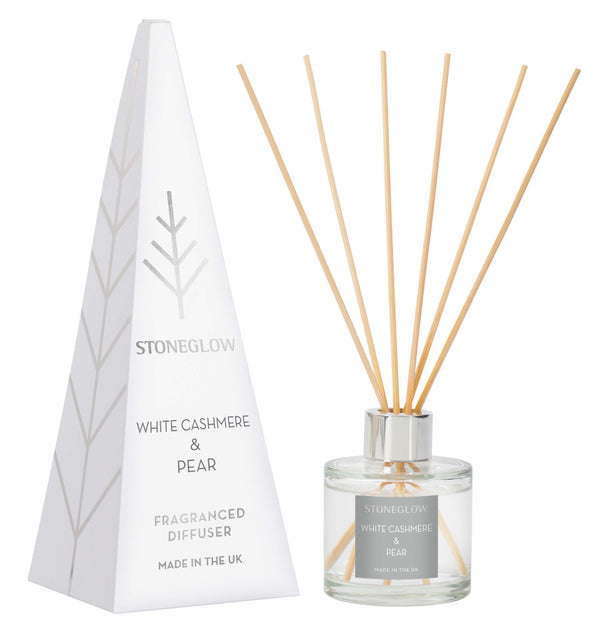 White Cashmere & Pear Reed Diffuser Pyramid