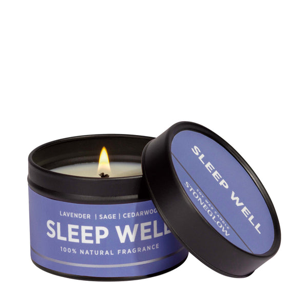 Wellbeing  Sleep Well  Scented Candle Tin