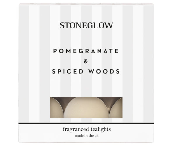 Pomegranate & Spiced Woods Fragranced Tealights