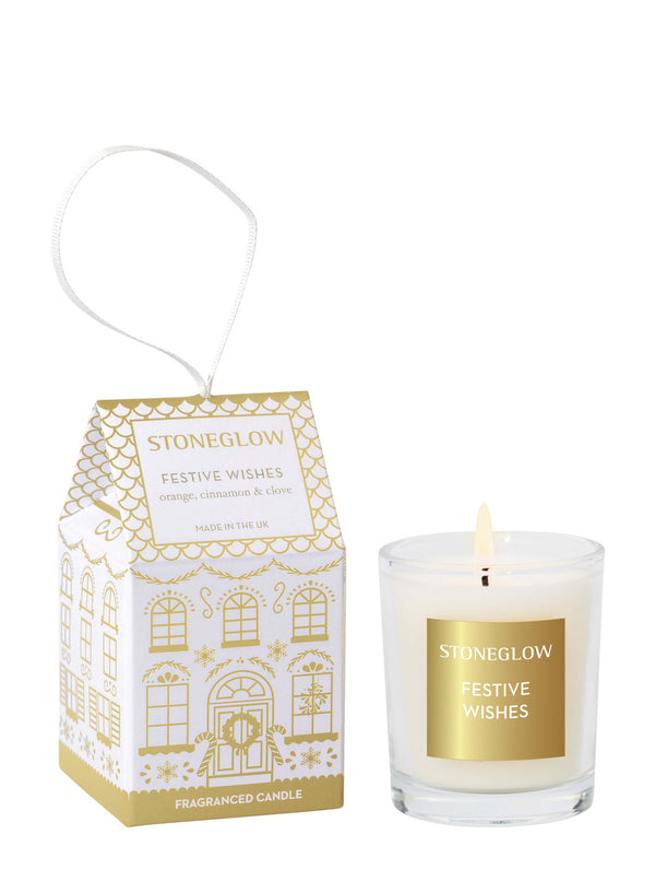 Festive Wishes  Scented Votive Candle
