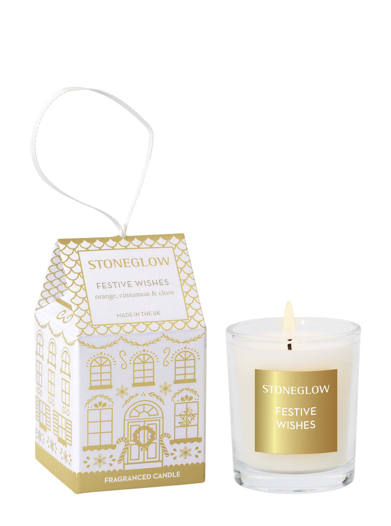 Festive Wishes  Scented Votive Candle