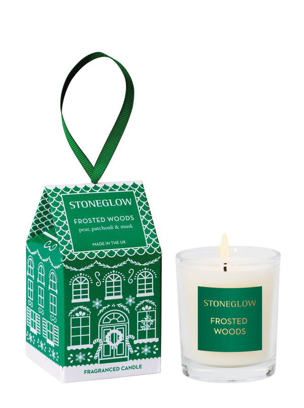 Frosted Woods Scented Votive Candle