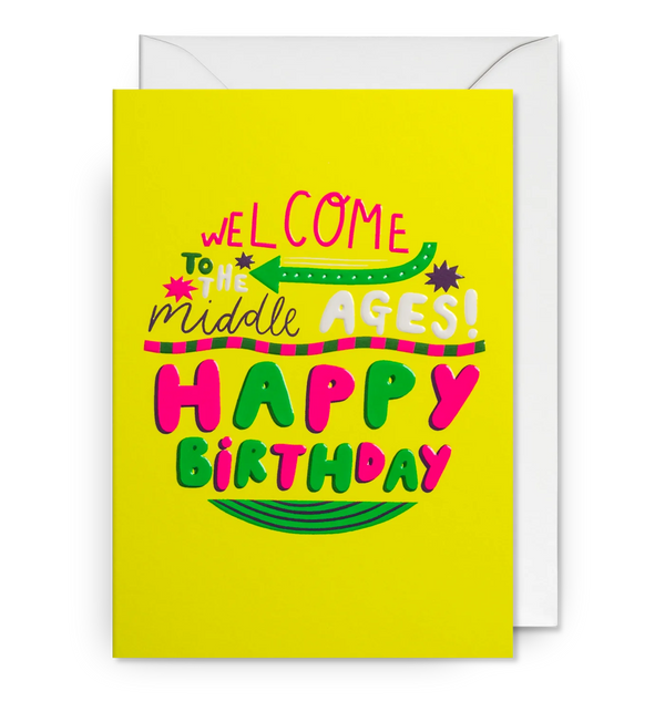 Welcome to the Middle Ages! Birthday Card