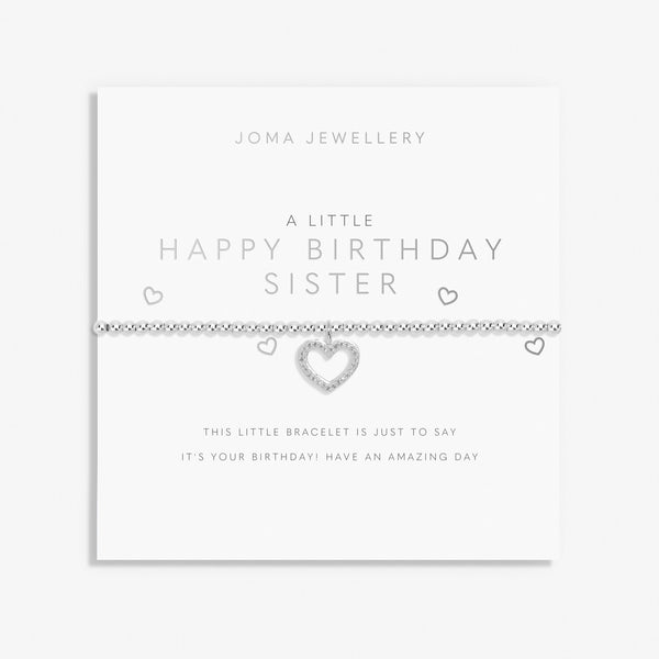 A Little 'Happy Birthday Sister' Bracelet